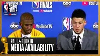 Booker & CP3 Game 4 Postgame Press Conference | #NBAFinals