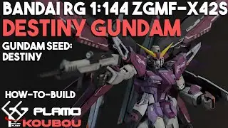 How to Build Gunpla | Bandai RG 1:144 ZGMF-X42S Destiny Gundam | Gundam Seed:Destiny