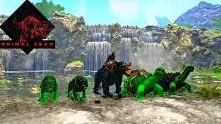 I Tamed EVERY Toxic Dino in ARK Primal Fear... INSANE Power