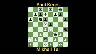 Tal's Best Chess Games Ever | Tal vs Keres (1973)