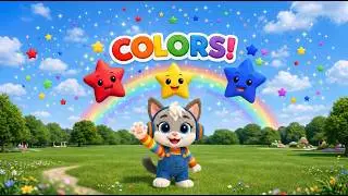 KITTY KITTY AND BOOM BOOM LEARN COLORS!