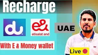 Recharge Du / Etisalat with E and money Wallet | Du aur Etisalat recharge karein E and money wallet 