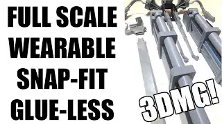 3D PRINTED ATTACK ON TITAN 3DMG ODM GEAR!