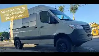 Mercedes Sprinter Van window specialist SoCal #vanfabs #automobile #mercedesbenz #motivation #love