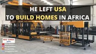 He left USA to build homes in The Gambia Moribolong Bricks Part 2
