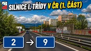 Česká silniční síť - silnice I. třídy - 1. část (I/2 - I/9)