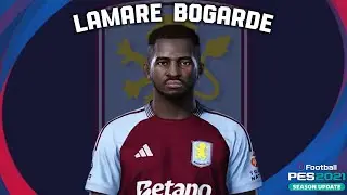 Lamare Bogarde🇳🇱 (Aston Villa) How to create in Pes 2021
