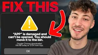 How to FIX “is damaged and can’t be opened. You should move it to the Trash” (2026 UPDATED TUTORIAL)