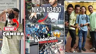 Bangalore Chor Bazar 😯🤩 & Second Hand Market Camera 📸 NIKON D3400 || New Vlog Sunday Market