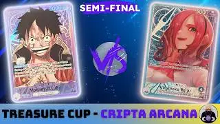 Purple Luffy vs V. Reiju - Treasure Cup Cripta Arcana - One Piece Card Game Gameplay OP07 (PT/BR)