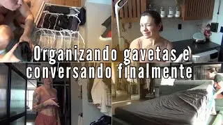 Rotina de casa que tanto amo, organizando e jogando conversa fora…