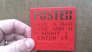 New posted signs  NO TRESPASSERS Serious Property Markers