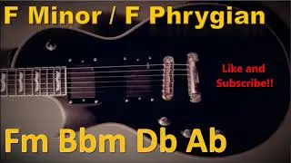 F Minor Or F Phrygian Backing Track For Scale Practice