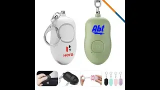 AG KCYB  Defex Rechargeable LED Light Safety Alarm Keychain