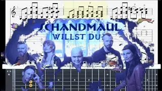 (Best Guitar Lesson) Schandmaul - Willst Du ( slow speed for lesson )