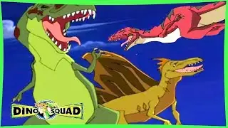 Esquadrão Dino 107 - A Rede Mundial Perdida | Cartoons de dinossauros para crianças