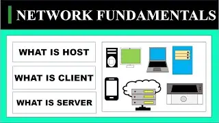 1) WHAT IS HOST | CLIENT | SERVER | NETWORK FUNDAMENTALS