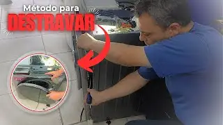 Como destravar Porta de Lava e Seca - LG CV50