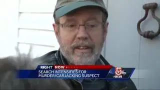 Search intensifies for murder, carjacking suspect