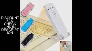 LED USB Rechargeable Book Light Reading Light Eye Protection Night Light Portable Clip Desk Light Bo