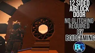 No Man's Sky Frontiers Base Tips/Tricks, 12 Sided Airlock Door Tutorial (No Glitching) Boid Method