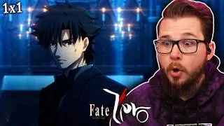 My FIRST TIME Watching FATE! | Fate/Zero Episode 1 Reaction