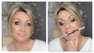 GRWM -  Purple Eyeshadows, Blue Eyes