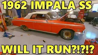RARE FIND 1962 Impala SS CONVERTIBLE | Brought Back to Life After Sitting for 10 Years???