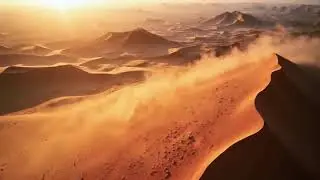 Relaxing Desert Wind Sound | Howling Wind for Sleeping ✨