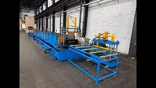 Russian Popular Type Perforated Cable Tray Roll Forming Machine | Full Production Line Demonstration