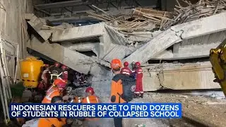 Dozens of students missing after at least 6 killed, about 100 injured in Indonesia school collapse