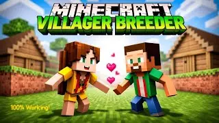 Minecraft Villager Breeder (INFINITE & FULLY Automatic): How To Make a Villager Breeder in Minecraft
