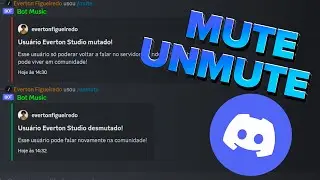 Como Criar Comandos de Mute e Unmute para Bot Discord v14 | Tutorial Completo de Bot Discord