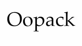 How to Pronounce Oopack