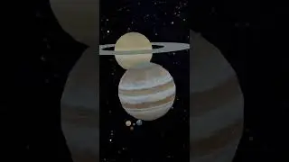 Planet Bouncing Animation | Satisfying 3D Planet Bounce
