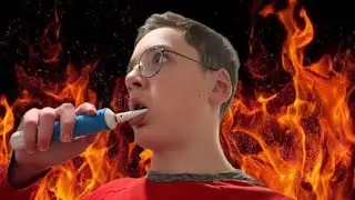 6 year old me trying regular toothpaste