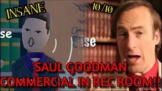 Another SAUL GOODMAN COMMERCIAL! In REC ROOM!! Real!