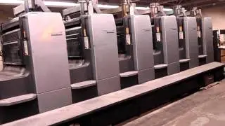 Heidelberg 8-Color (Sheet Fed) Printing Press Machine Model SM102-8-P5+L