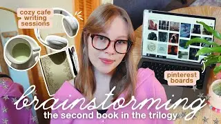 brainstorming BOOK TWO of my trilogy 🧠💭✨ plot the premise & get inspired with me (cozy writing vlog)