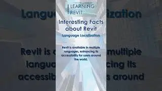 INTERESTING FACTS ABOUT REVIT | LANGUAGE LOCALIZATION #learningrevit #revit #bim