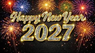 Happy New Year 2027 Countdown in 4k Ultra HD | New Year Song | clock Animation | Festive Animation ✨