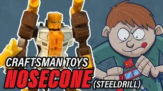 Transforming Steeldrill (aka Nosecone) | Craftsman Toys vs G1 Breakdown