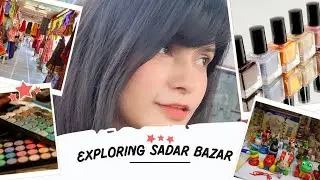 #vlog Exploring Sadar Bazar || Delhi ki sabse sasti masrket || zeenat saifi