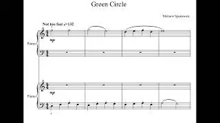 Green Circle from Snapchats duets & trios for beginners by Melanie Spanswick