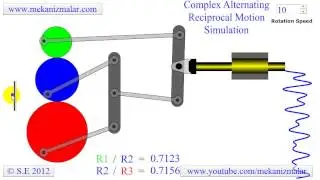 Complex Alternating Reciprocal Motion Simulation