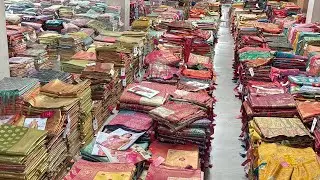 ୪୫ ଟଙ୍କାରୁ ୧୦୦୦୦ ଟଙ୍କା ପର୍ଯ୍ୟନ୍ତ ଶାଢ଼ୀ | Bhubaneswar Saree Wholesale | Sambalpuri Saree Market #odia