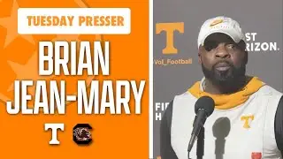 Brian Jean Mary speaks on Tennessee football defense run stopping | Handling Crowd Noise at USC