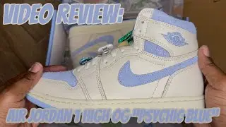 AIR JORDAN 1 HIGH OG WMNS &ldquo;PSYCHIC BLUE&rdquo; IN-HAND REVIEW | HEAT FOR WOMEN 
