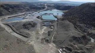 Parrot Bebop 2 Above Cowm Reservoir & Cowm Quarry UK 2018