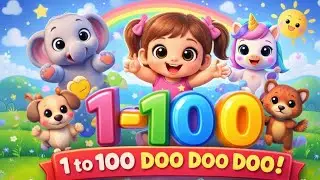 Learn To Count To 100 | Number Song In English For Kids - Beginners | 1 - 100  Rhymes